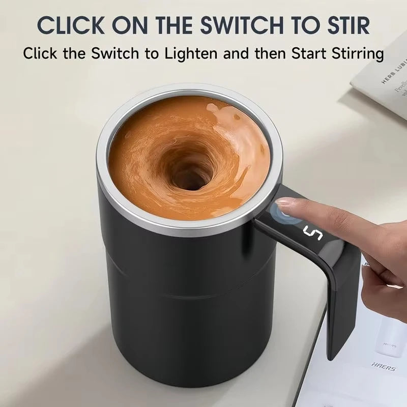 Electric Self-Stirring Coffee Mug